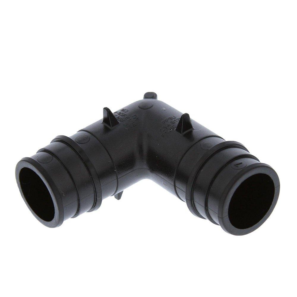 Jones Stephens Black Plastic PEX Expansion 90&deg; Elbow 