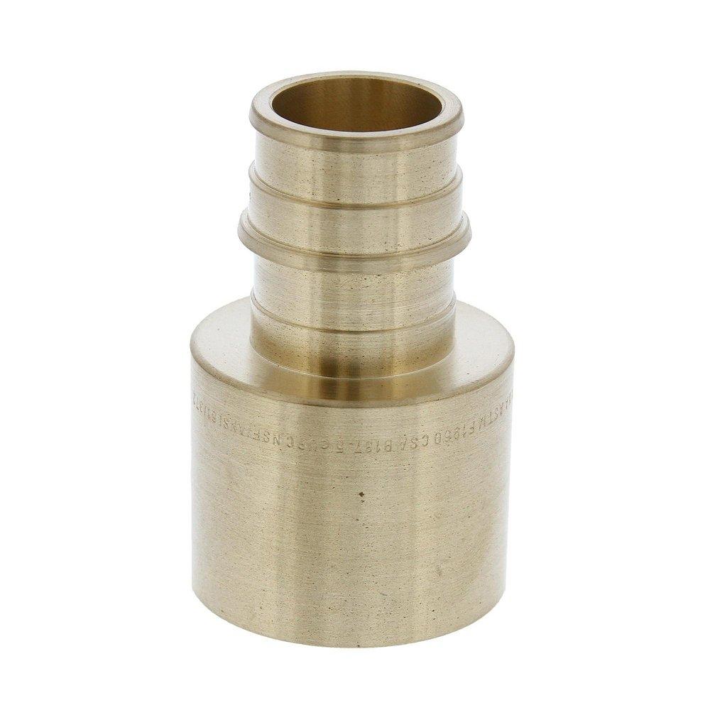 Jones Stephens Brass Brass PEX Expansion x Female Sweat Adapter 