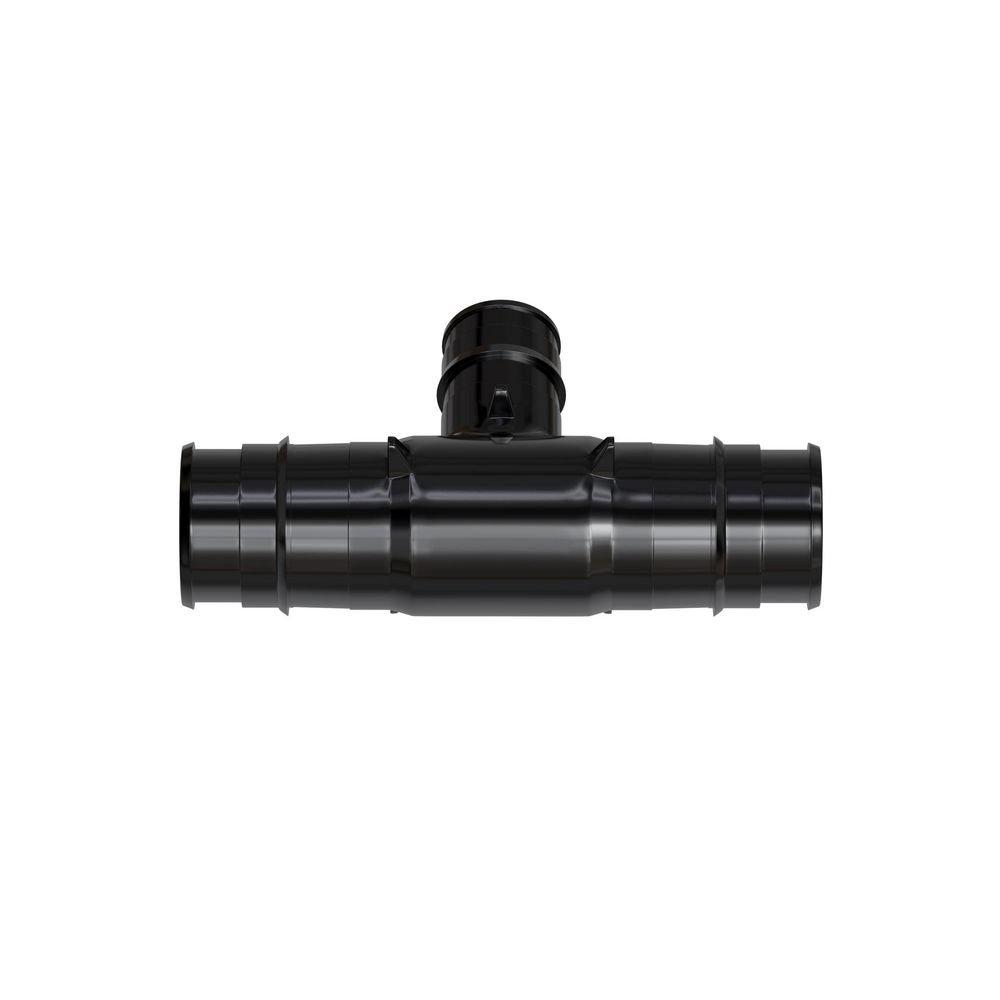 Jones Stephens Black F1960 Plastic Reducing, Tee 