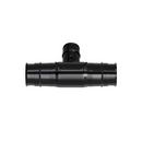 Jones Stephens Black F1960 Plastic Reducing, Tee 