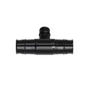 Jones Stephens Black F1960 Plastic Reducing, Tee 