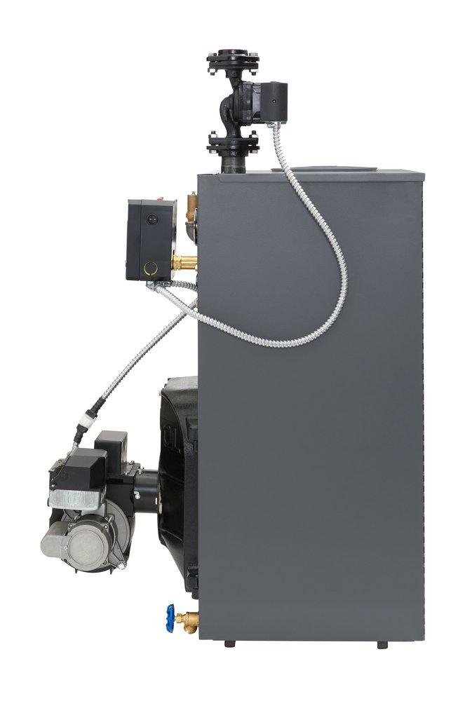 106,000 BTU Output Oil Boiler, with Tankless Heater, Circulator, Less Burner 