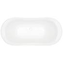 Signature Hardware White 68 x 31-1/2 in. Freestanding Bathtub with Offset Drain in White 