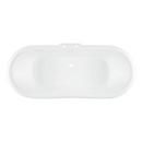 Signature Hardware White 72 x 30-1/2 in. Freestanding Bathtub with Offset Drain in White 