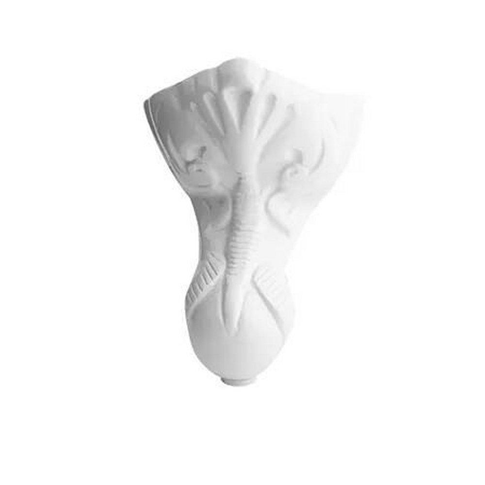 Signature Hardware White 61 x 30 in. Freestanding Bathtub with End Drain in White 