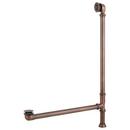 61 x 30 in. Freestanding Bathtub with End Drain in White and Oil Rubbed Bronze Clawfoot