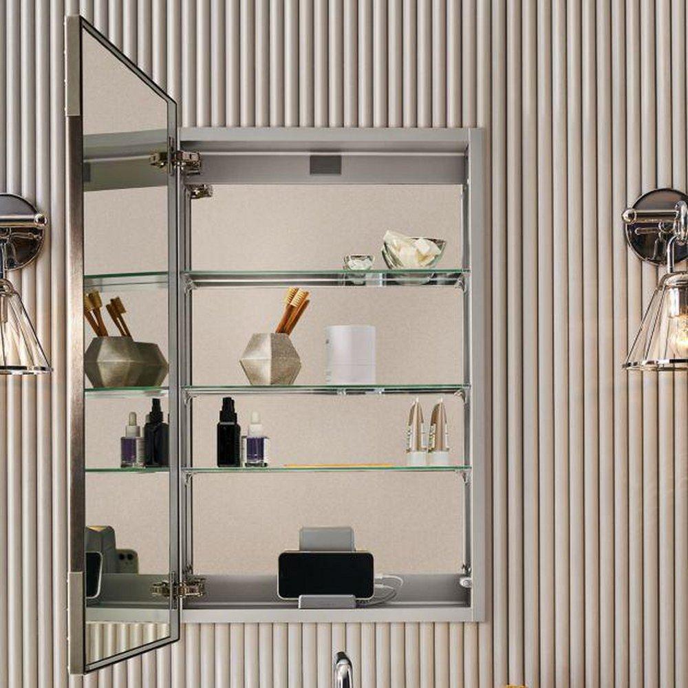 Robern Grey 3-11/16 x 3-1/2 in. Cabinet Surround 