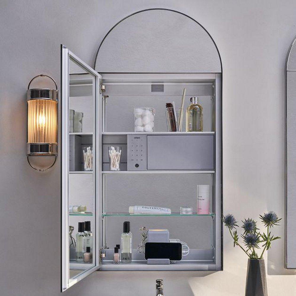 Robern Grey 3-11/16 x 3-1/2 in. Cabinet Surround 