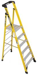 Werner Ladder Yellow Fiberglass 375 lb. Step Ladder 