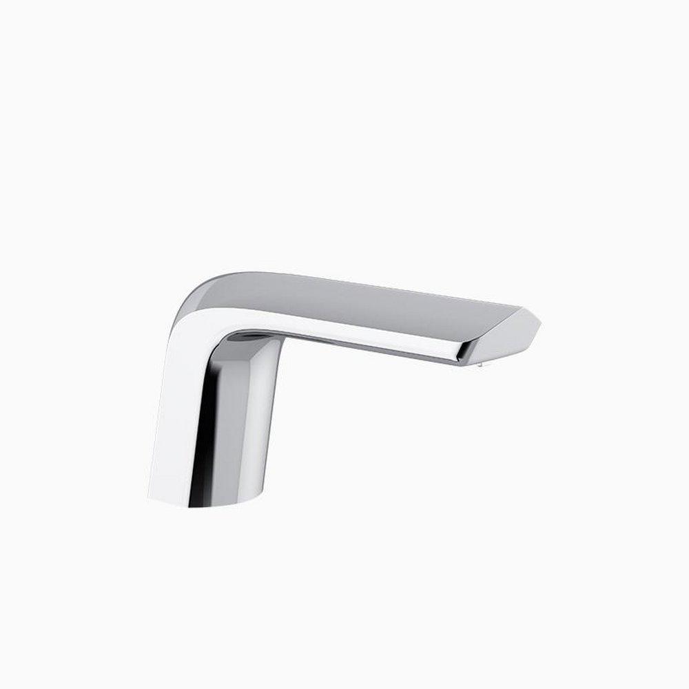 No Handle Touchless Deck Mount Service Faucet in Polished Chrome 
