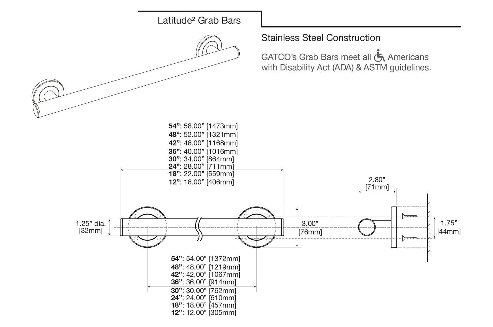 1-1/4X34 G/BAR MABL *LATITU II 