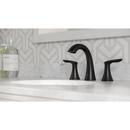 Pfister Matte Black Two Handle Widespread Bathroom Sink Faucet 