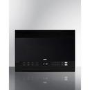 Summit Appliance Black 24 in. 1000W Ducted Over the Range Microwave 