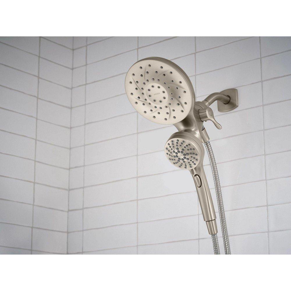 Moen Spot Resist Brushed Nickel Multi Function Showerhead 