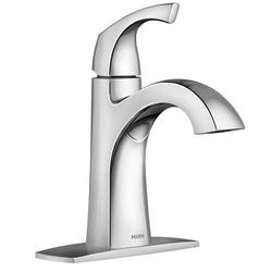 Single Handle Monoblock Bathroom Sink Faucet in Chrome