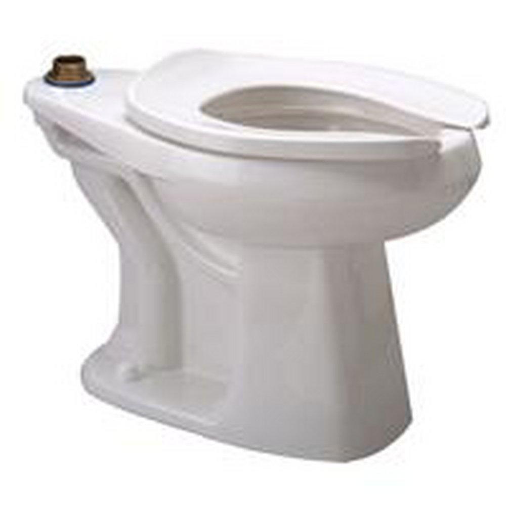 Zurn White 1.1 gpf Elongated Floor Mount Bowl Toilet 