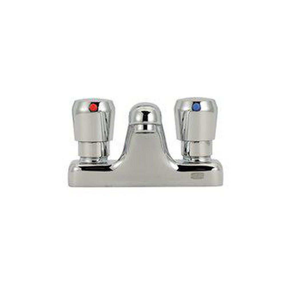 Zurn Chrome Plated Two Handle Metering Deck Mount Service Faucet 
