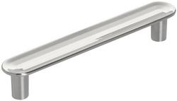 3-3/4 in. Center-to-Center Cabinet Pull in Polished Nickel