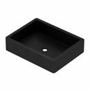 19-1/2 in. Apron Front, Undermount, or Vessel Mount Rectangular Concrete Bathroom Sink in Charcoal