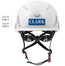 ABS, Nylon and Polystyrene Hard Hat in White