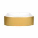 Native Trails 24K Matte Gold 33 x 19-1/2 in. No Hole Fireclay 1 Bowl Farmhouse Kitchen Sink 