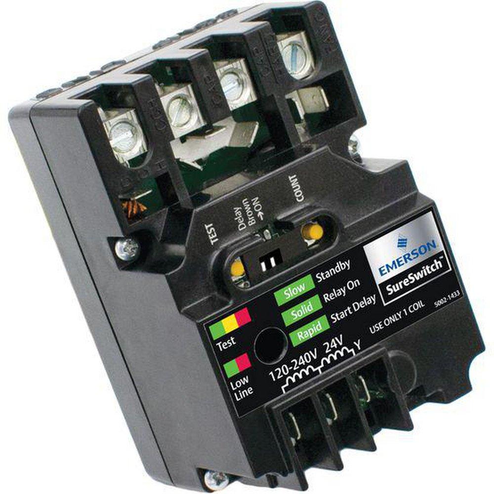 Emerson® 120/208/240V Single Phase Relay Switch Contactor 