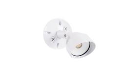4-11/25 x 4-11/25 in. 13W 1-Light 900 Lumens 3000 Kelvin Traditional LED Security & Flood Light in White