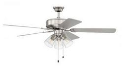 52 in. 5-Blade Indoor Ceiling Fan in Brushed Polished Nickel