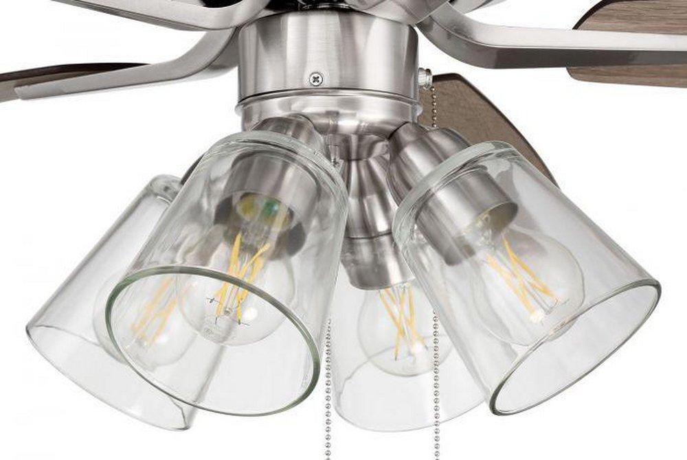 Craftmade Brushed Polished Nickel 52 in. 5-Blade Indoor Ceiling Fan 