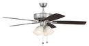 52" 5 Blade Ceiling Fan in Driftwood/Grey 