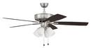 52" 5 Blade Ceiling Fan in Driftwood/Grey