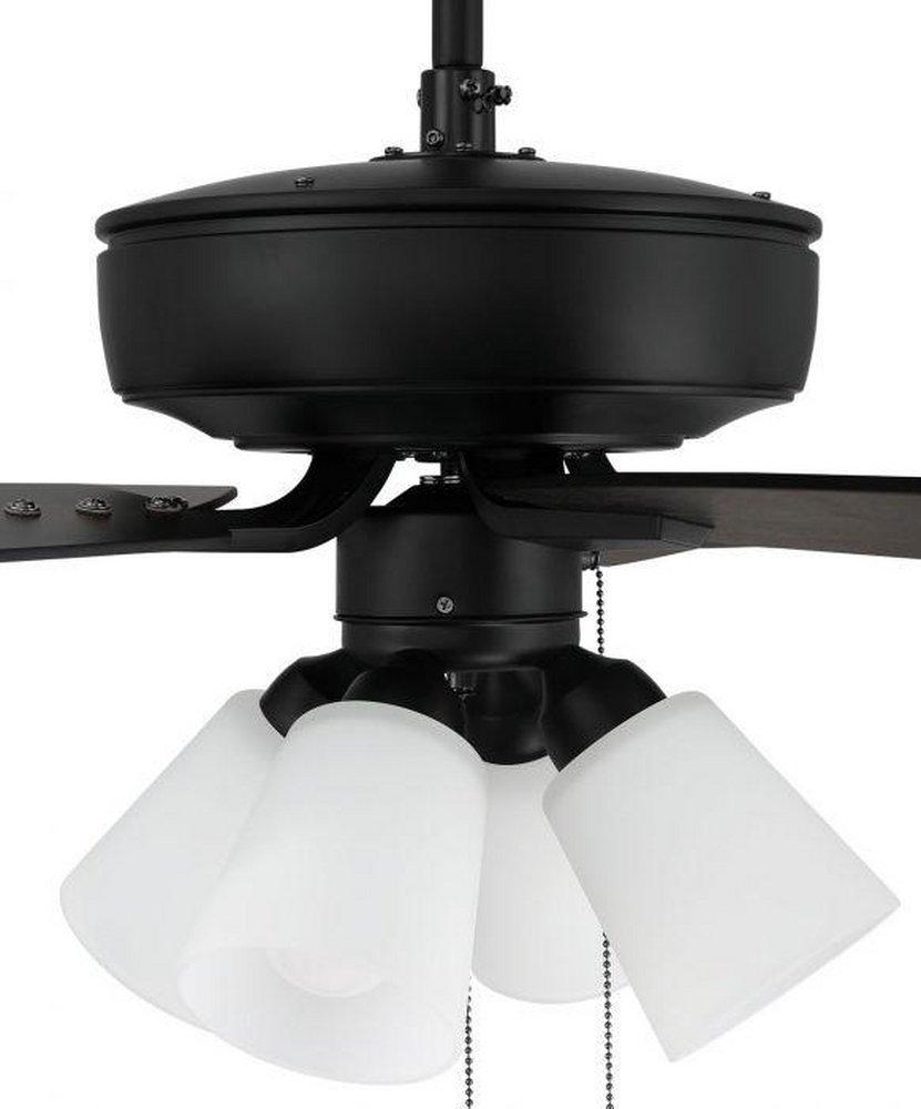 Craftmade Flat Black 52 in. 5-Blade Indoor Ceiling Fan 