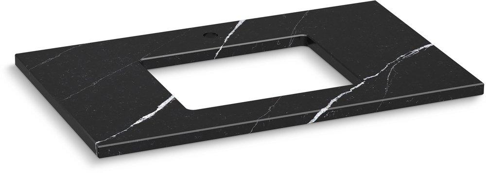 *CVR* QUARTZ 37 TOP W/ RECT UM CUTO 