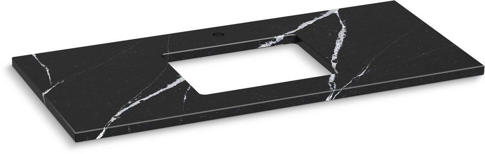 QUARTZ 49 TOP W/ RECTANGLE UM CUTOUT 