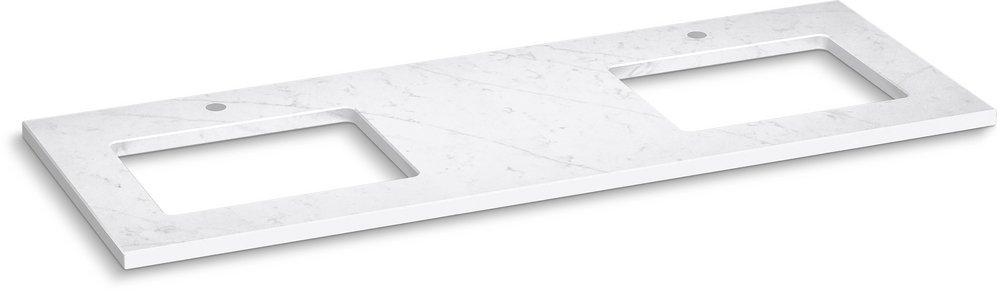 QUARTZ 61 TOP W/ 2 RECT UM CUTOUT WS 