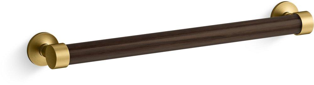 11-1/2 C-C BAR PULL VIBRANT BRUSHED MODERNE BRASS *ARTIFACTS 