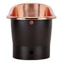 Signature Hardware Antique Black 59 x 29 in. Freestanding Bathtub with Offset Drain 