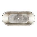 Signature Hardware Antique Black 66 x 29 in. Freestanding Bathtub with Center Drain 