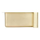 Signature Hardware Brushed Brass 33 in. 1 Hole Brass 1 Bowl Farmhouse Kitchen Sink 