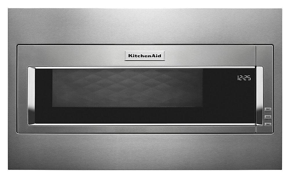KitchenAid Stainless Steel 29-3/4 in. 1000W 1.1 cu. ft. Built-In Microwave 