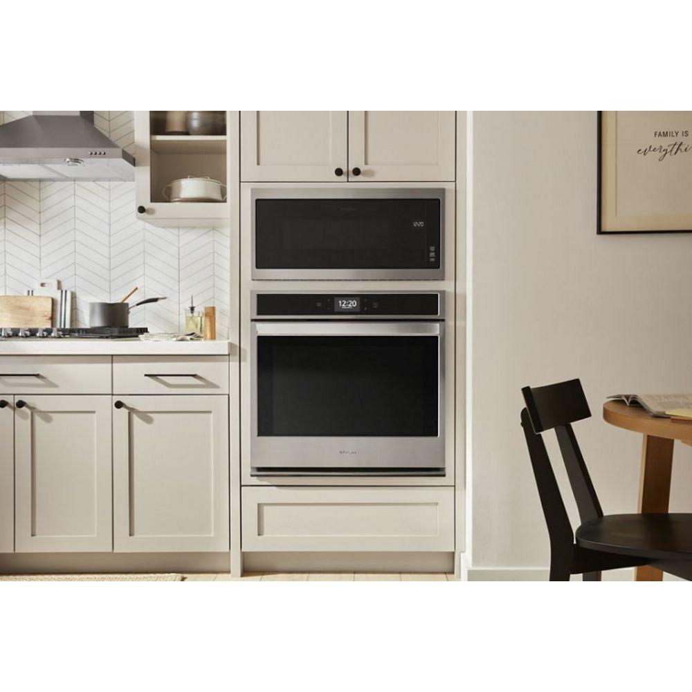 Whirlpool Stainless Steel 19-1/8 x 18 in. 1000W 15A 1.1 cu. ft. Built-In Microwave 