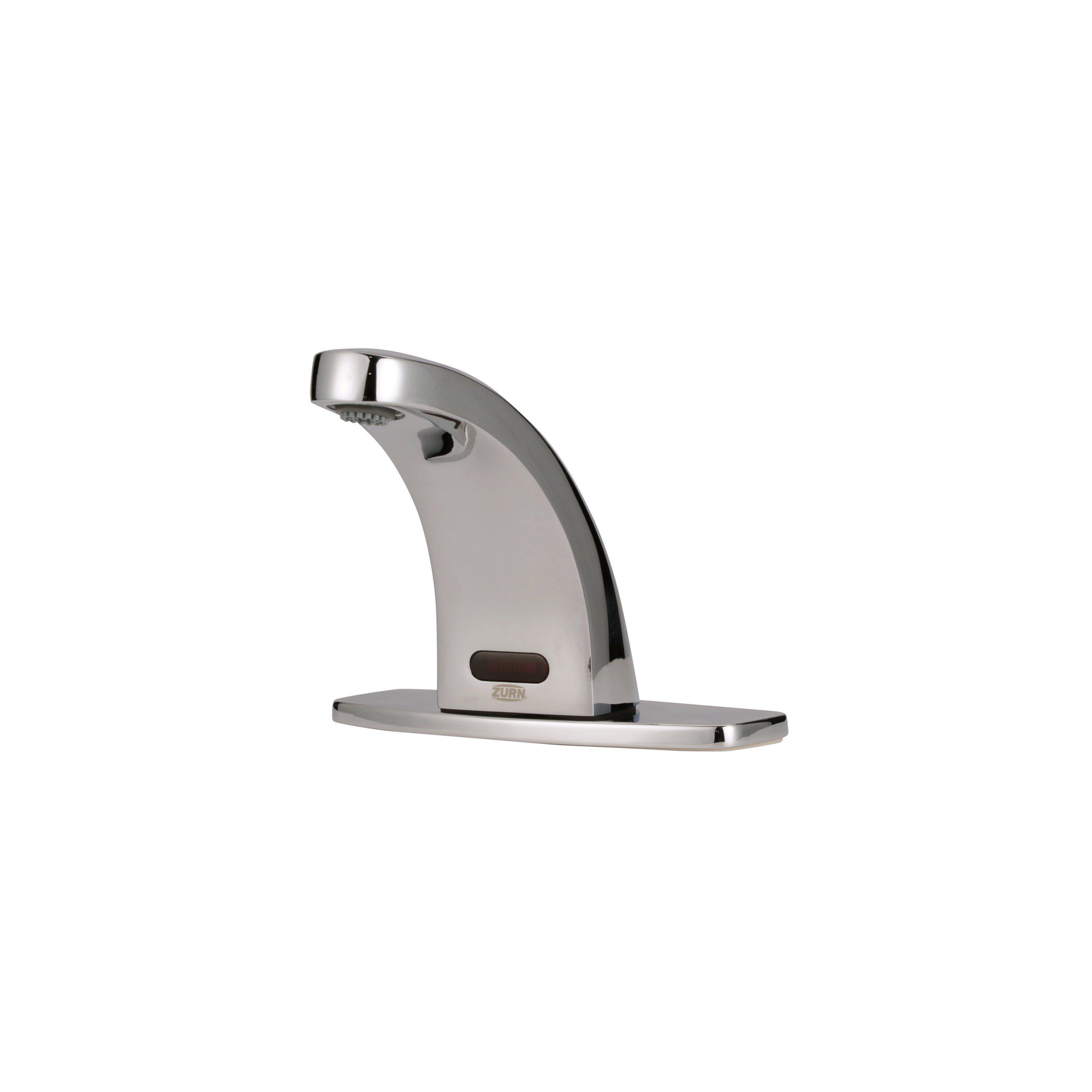 Zurn Chrome Plated Sensor Bathroom Sink Faucet 