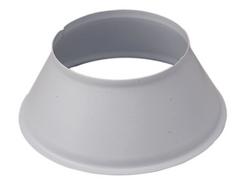 Fire Sprinkler Escutcheon with Flush Skirt in White