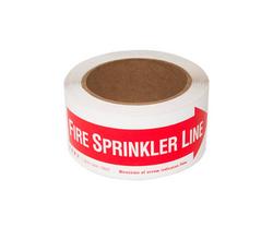 6 x 2 in. Fire Sprinkler Line Decal