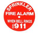 National Fire Products 7 in. Fire Sprinkler Sign 