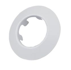 Fire Sprinkler Escutcheon with Semi Flush Skirt in White