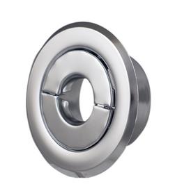 1/2 in. Split Recessed Canopy in Chrome Plated