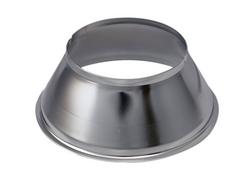 Fire Sprinkler Escutcheon with Flush Skirt in Chrome Plated