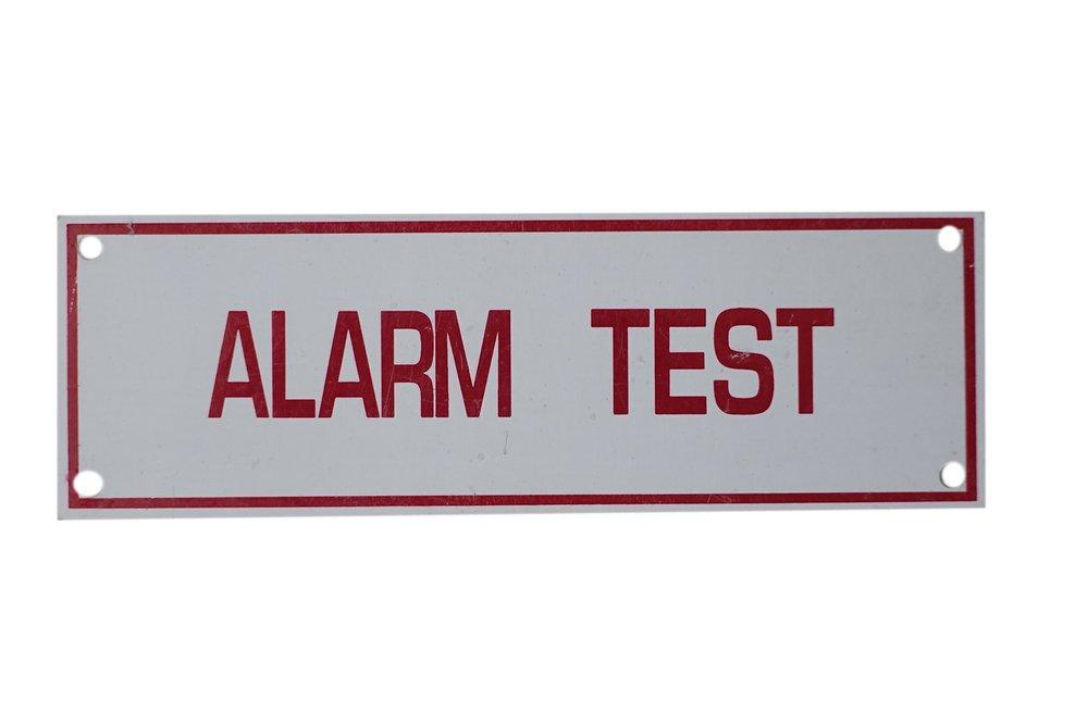 National Fire Products 2 in. Aluminum Fire Sprinkler Sign 