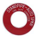 National Fire Products Red 4 in. Fire Sprinkler Sign 